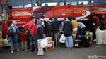 Jelang Dilarang, Terminal Bekasi Diserbu Pemudik