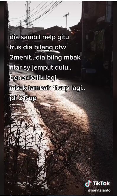 Curhat Penjual Kolak Dapat Order Fiktif Sebanyak 21 Gelas