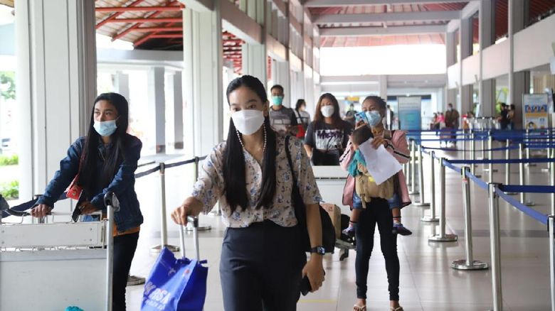 Ilustrasi penumpang di Bandara Ngurah Rai