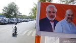 Potret Antrean Ambulans Pasien Corona di India