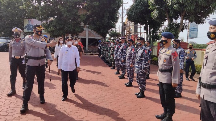 Apel gelar pasukan penyekatan mudik di Asahan