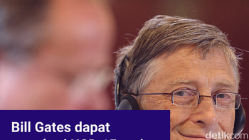 Gates dapat memberi setiap orang yang hidup di planet ini USD 15 - dan masih memiliki sisa USD 28 miliar. Foto: detikINET