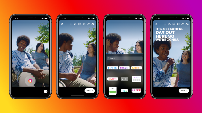 Fitur captions otomatis di Instagram Stories