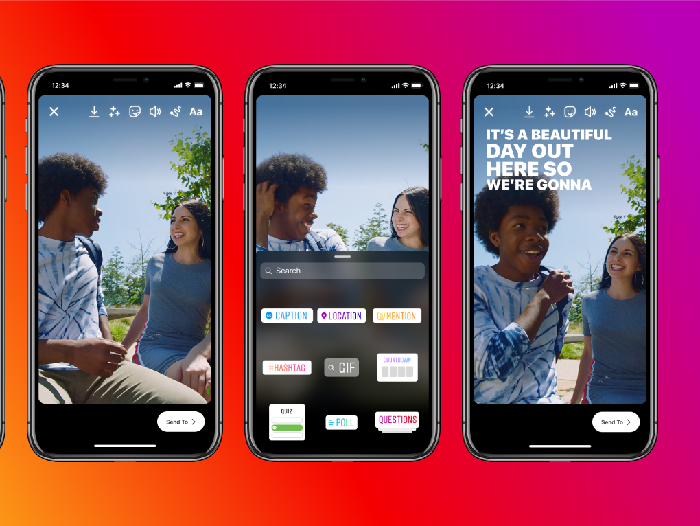 Fitur captions otomatis di Instagram Stories