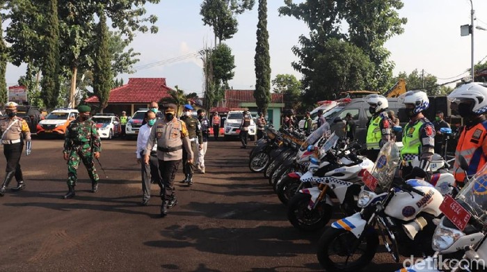 Gelar Pasukan di Mapolres Garut