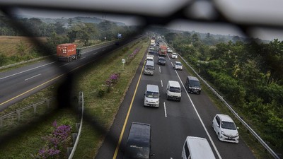 Kondisi Tol Palimanan-Kanci Sehari Jelang Larangan Mudik