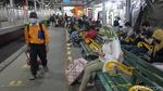 H-1 Larangan Mudik, Stasiun Yogyakarta Terpantau Ramai