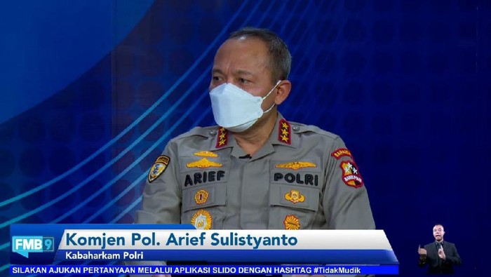 Kabaharkam Polri Komjen Arief Sulistyanto