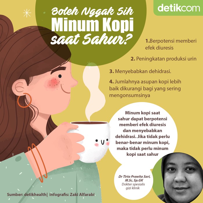 Minum kopi saat sahur