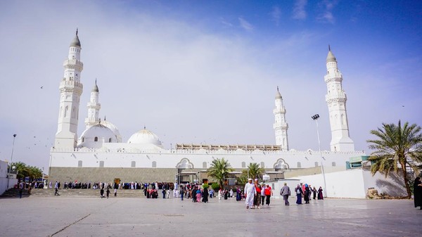 Masjid Quba didirikan Rasulillah SAW saat perjalanan hijrahnya dari Makkah ke Madinah. (iStock)