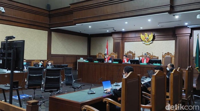 Sidang suap bansos Corona (Zunita/detikcom)