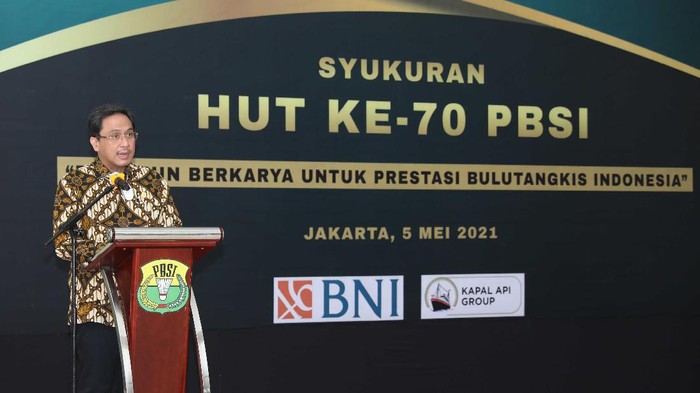 Ketum PBSI, Agung Firman Sampurna, mengumumkan 2 sponsor utama baru.
