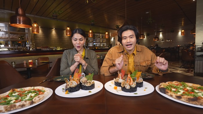Bikin Laper Restoran Italia Bikin Laper! Mau Duit Rp 500 Ribu? Nonton Dulu Mike Ethan dan DJ Katty Makan Risotto