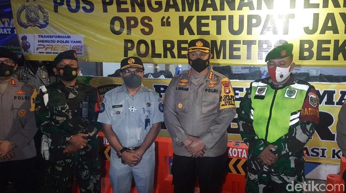 Foto: Kapolres Metro Bekasi Kota, Kombes Aloysius Suprijadi (Fathan/detikcom)
