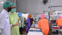 Jokowi berpandangan bahwa produk-produk hasil perikanan Indonesia masih memiliki peluang yang sangat menjanjikan bagi pasar dunia.