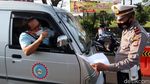 Mudik Disekat Kendaraan Luar Bandung Diputarbalik di Cibiru