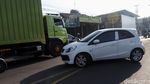 Mudik Disekat Kendaraan Luar Bandung Diputarbalik di Cibiru