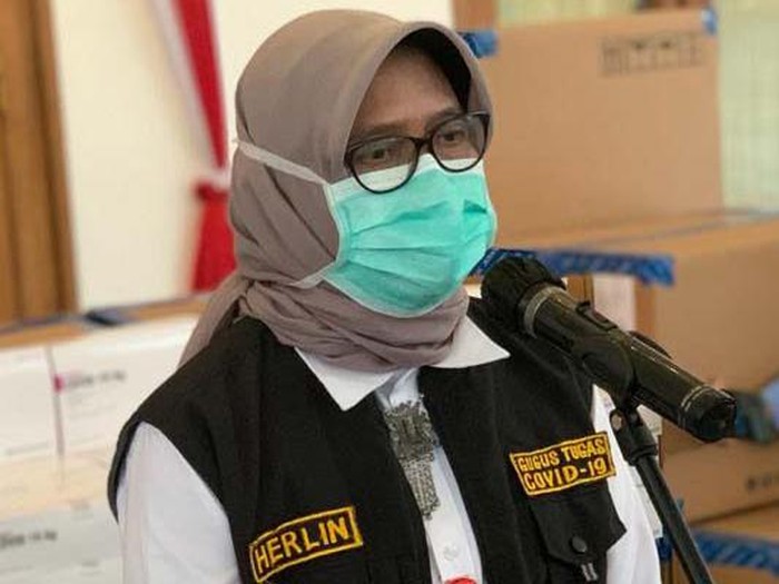 Kepala Dinas Kesehatan (Dinkes) Jawa Timur dr Herlin Ferliana