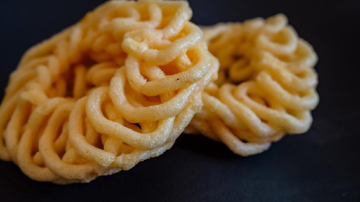 Kerupuk It is Indonesian food made from flour and salt