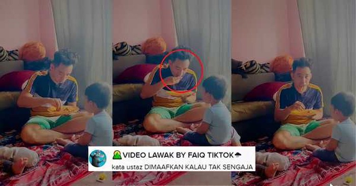 Kocak! Suapi Anak Saat Ngantuk, Pria Ini Tak Sengaja Makan Saat Puasa Kocak! Suapi Anak Saat Ngantuk, Pria Ini Tak Sengaja Makan Saat Puasa