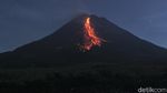 Lagi! Gunung Merapi Muntahkan Lava Pijar