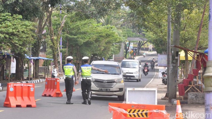 Penyekatan pemudik di Ciamis