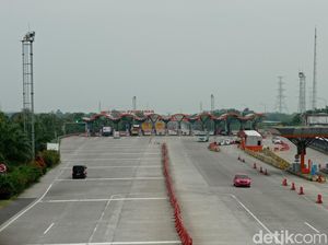 Tol Cipali Lengang di Hari Pertama Larangan Mudik Lebaran 2021