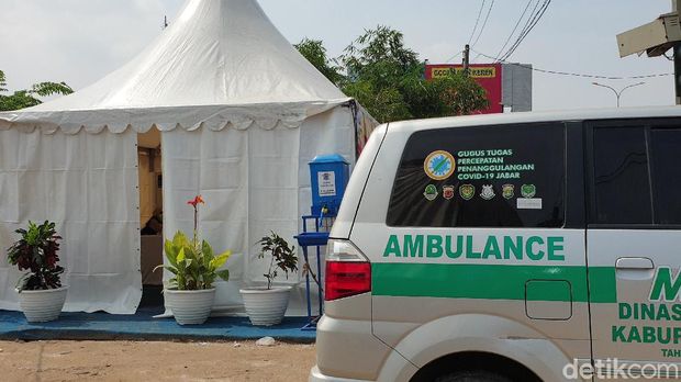 Pospam Terpadu Penyekatan Kedungwaringin, Kabupaten Bekasi