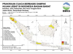 Catat! Sejumlah Daerah Ini Masih Berpotensi Hujan Lebat