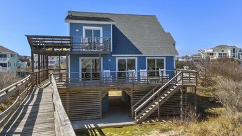 Rumah tiga lantai ini berada di Outer Banks, North Carolina. Saat ini tengah disewakan, demikian laporan New York Post. Foto: dok TruPlace Premium Property Visual