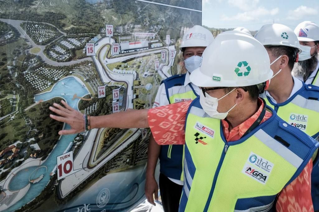 Sandiaga Uno di Sirkuit Mandalika
