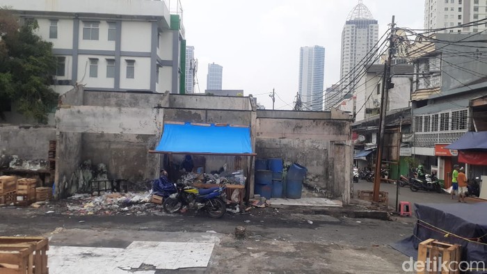 Suasana Pasar Kambing (Pasar Lontar/Pasar Kebon Melati), Tanah Abang, Jakarta Pusat, 6 Mei 2021. (Afzal Nur Iman/detikcom)