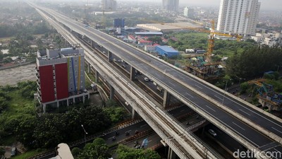Potret Tol Layang MBZ Ditutup Selama Larangan Mudik