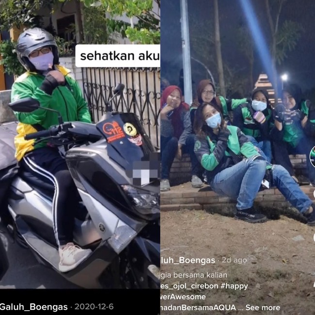 Galuh pun tak mau larut dalam kesedihan. Dia bangkit dan memikirkan cara agar bisa terus melanjutkan hidup. Ada hikmah di balik semua peristiwa, Allah punya rencana selalu prasangka baik sama Allah Insya Allah. Jalani dengan ikhlas..lapang dada..enjoy😊😊, tulis Galuh dalam postingan TikToknya. Foto: Dok. Tangkap layar akun TikTok @galuh_boengas.