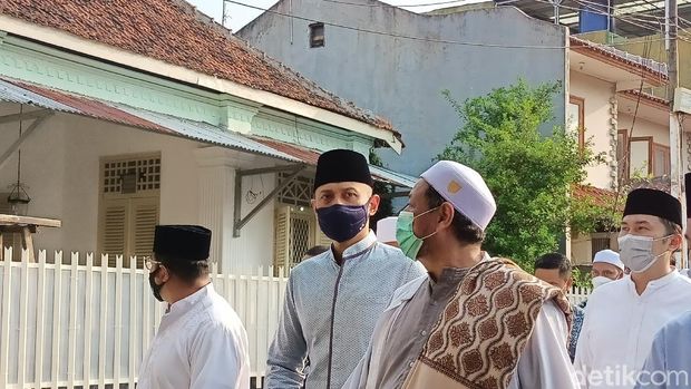 AHY bertemu Habib Ali Kwitang (Karin/detikcom)