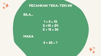 Temukan pola tersembunyi dalam hitungan matematika ini.