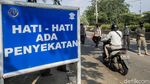 Gagal Mudik, Ribuan Kendaraan Putar Balik di Perbatasan Bekasi