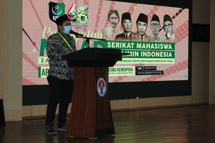 Ketua Umum Serikat Mahasiswa Muslimin Indonesia (SEMMI), Bintang Wahyu Saputra,