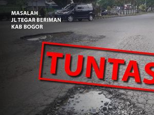 Before-after Perbaikan di Jl Tegar Beriman yang Rawan Kecelakaan