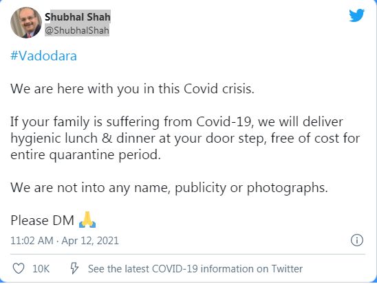 Mulia! Pria Ini Siap Sediakan Makanan Gratis untuk Pasien COVID-19 di India