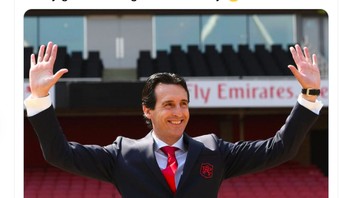 Unai Emery yang dipecat Arsenal di 2019 berhasil balas dendam karena menukangi Villareal untuk mengalahkan mantan klubnya. Foto: Twitter