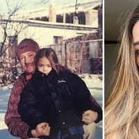 Memiliki ayah bule yang berasal dari Inggris, nggak heran jika Yasmine Wildblood memiliki wajah blasteran yang rupawan. Ini potret Yasmin kecil dengan sang ayah bulenya. Foto: dok. Instagram/@yaswildblood