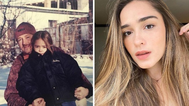 Memiliki ayah bule yang berasal dari Inggris, nggak heran jika Yasmine Wildblood memiliki wajah blasteran yang rupawan. Ini potret Yasmin kecil dengan sang ayah bulenya. Foto: dok. Instagram/@yaswildblood