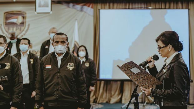 Pelantikan Federasi Tinju Profesional Indonesia (FTPI) di Hotel Atlet Century, Kamis (6/5/2021)