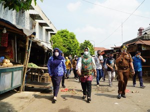 Sidak di Pasar, Walkot Mojokerto Minta Warga Jaga Protokol Kesehatan