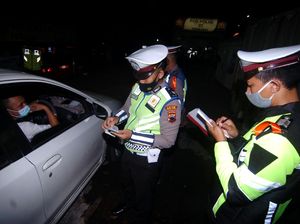 Penyekatan Pemudik Malam di Jalur Pantura