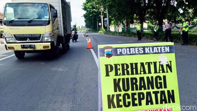 Perbatasan Prambanan Dijaga Ketat di Hari Kedua Larangan Mudik