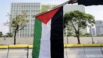 Potret Aksi Hari Al Quds Internasional di Seberang Kedubes AS