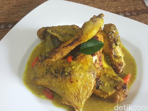 Resep Opor Ayam Lebaran Bakar
