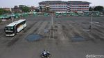 Sunyi Sepi di Terminal Kota Bekasi saat Larangan Mudik 2021